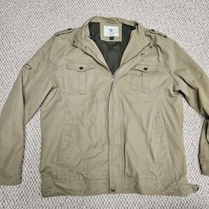 Wenven Women's Anorak‎ Military Jacket 3XL Khaki Beige